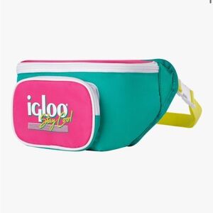 Igloo Vibrant Teal and Pink Belt Cooler Bag